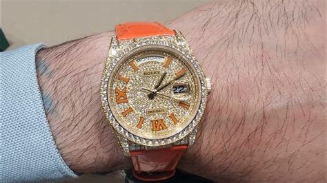 rolex daydate orange|day date Rolex price.